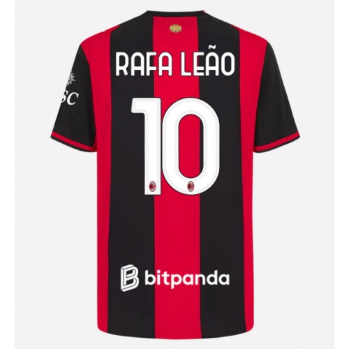 Stroje piłkarskie AC Milan Rafael Leao #10 Koszulka Podstawowej 2026-27 Krótki Rękaw